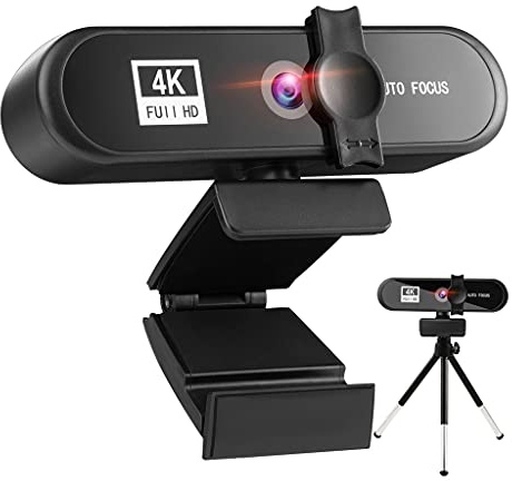 Webcam 4k 2k 1080p Full HD Web Camera with Microphone USB Web CAM for Pc Computer Video Mini Camera 4k (Size : X-Large)