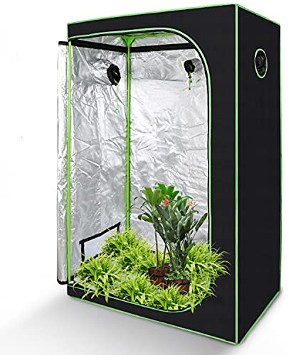 Jopassy Growzelt 120x60x180CM – Robustes Indoor Grow Box aus 600D Polyester, Lichtdicht, Wasserdicht mit PVC Transparentfenster – Perfekt für Pflanzenwachstum – Grow Tent für Verschiedene Umgebungen
