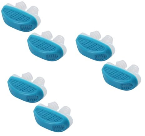 FOMIYES 3 Juegos Aparato De Respiración Nasal Dispositivo Antironquidos Tapones Antironquidos Dispositivo Dilatadores Nasales Papilas Nasales Blue 2 Piezas * 3