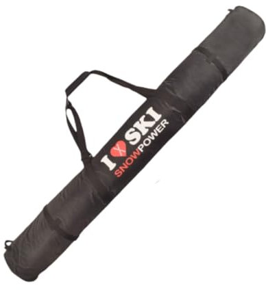 Folpus Skitasche, Snowboardtasche mit Reißverschluss, Wintersport-Schutz für Herren und Damen, praktisch mit Griffen, Ski-Trägertasche, Skiausrüstungstasche, 180 cm