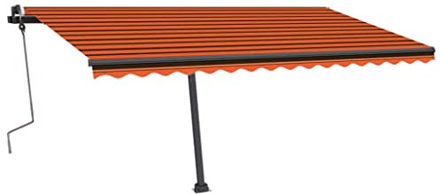 Generisch Store de balcon autoportant manuel - Protection solaire - Store extensible pour terrasse et jardin - 300 x 250 cm - Anthracite