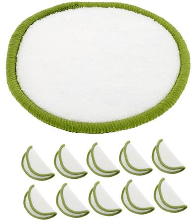 VALICLUD 20stücke Wiederverwendbare Bambus-reinigungspads Weiche Waschbare Make-up-entferner-pads für Sanfte Gesichtsreinigung Natürliche Gesichtspflege-accessoires für Hautpflege