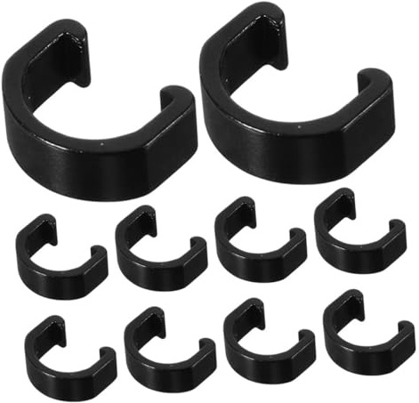 GANAZONO 30pcs Aluminum Alloy Bike Cable Clamps Brake Wire Holders Protection for Mountain and Road Bicycle Derailleur Shift Cable Housing
