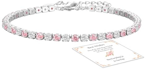 Aretas Bracciale da donna in argento Sterling 925, regolabile, regalo di compleanno, Natale, per lei, donne, fidanzate, Rame, Senza Gemstone