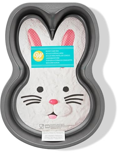 Wilton Bunny Cake Pan Aluminum Non-Stick Heavy Duty Large