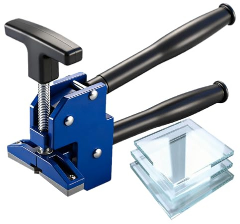 Cortador de baldosas - Tenaza resistente con mango antideslizante | Alicate para Cortar Vidrio y Romper Azulejos - Para vidrio, espejo, pizarra, mármol, microcristalino, pared, suelo, cocina