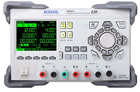 RIGOL DP821 Programmierbarer Gleichspannungsregler,2 Kanal,140W,8V/10A||60V/1A,Auflösung 10mV/10mA,Konstantstromquelle,Konstantspannungsquelle