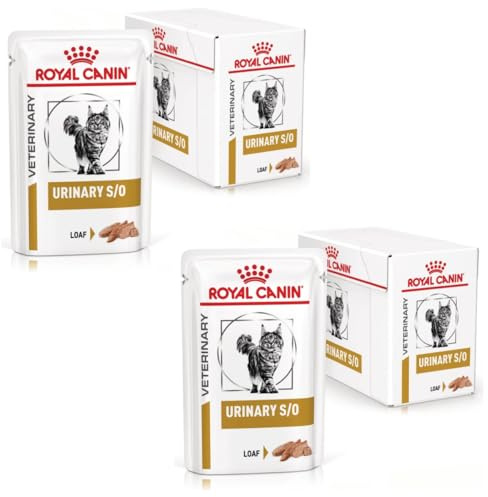 Urinary S/O Mousse | Nassfutter für Katzen | 2 x 12 x 85 g | Struvitsteine | Royal Canin | Diät-Alleinfuttermittel | Zur Auflösung von Struvitsteinen und Verringerung des Wiederauftretens | Doppelpack