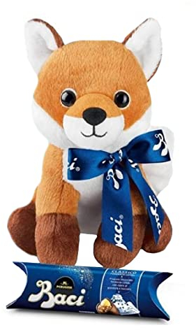 Baci Perugina Peluche Volpe con Tubo da 37,5 g Idea Regalo San Valentino