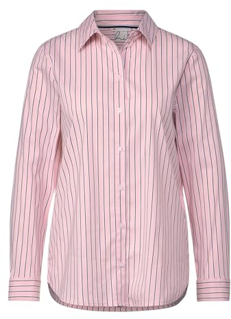 Street One dam Ltd Qr randig business blus skjorta, Mjuk legend ros, 40