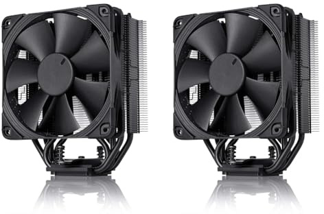 Noctua NH-U12S chromax.Black Processeur Refroidisseur 12 cm (Paquete de 2) - 1.1 pulgadas - Compatible con PC de escritorio