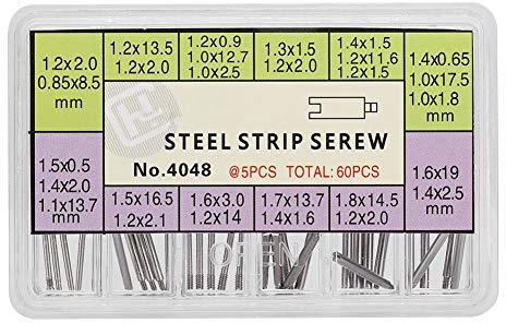 Locadence Watch Link Remover Kit, Watch Band Link Cotter Pin Assortment, Stainless Steel Watch Bracelet Pin, Replacement Repairing Tool Fit for Watch Repair and Watch Band Removal