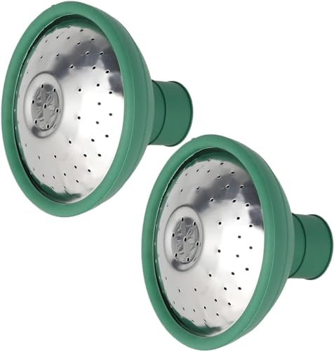 Universal Garden Watering Can Rose Head Water Sprinkler Sprayer Fits All Standard Size Watering Cans Watering Can Sprinkler Head for Watering Garden Flowers Indoor & Outdoor (2PCS)