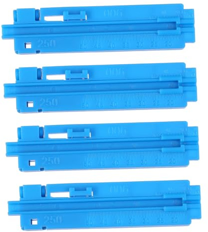 CORHAD Pelacables de Fibra Óptica 4 Piezas Cuchillo para Pelar Alambre, Mango de Plástico Ligero y Cómodo para Corte y Pelado Seguro