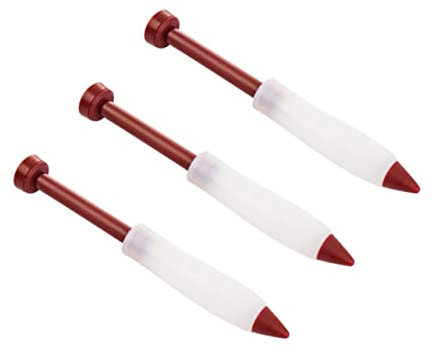 OKUMEYR 3pcs Silicone Sauce Pen Food Writing Pen Cake Decorating Squeezing Tool DIY Silicone Pastry for Baking Home Use