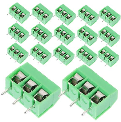 Gatuida 50stücke Schraubanschlussklemmen Für Pcb Polige Verbindungselemente Installieren Für Pcb-wiring-anwendungen