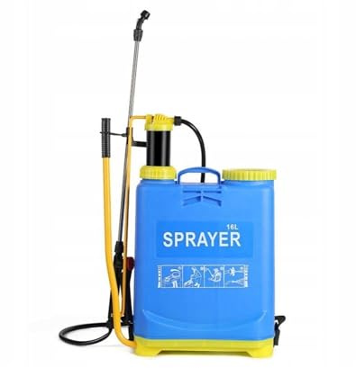 Valle Verde Sprühflasche 16L, Gartenspritze, Rucksackdrucksprüher - Sprühgerät für Pflanzenschutz, Unkrautspritze - Mit 3 Austauschbaren Düsen & 70 cm Lanze - Leicht & Vielseitig