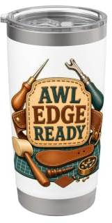 AWL EDGE READY Lezna Borde Herramientas Vaso térmico de acero inoxidable de doble pared