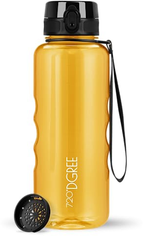 720°DGREE Trinkflasche „uberBottle“ Sieb – 6 Größen, über 40 Farben wählbar