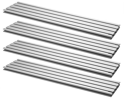 Genmitsu 4 Placas de Trabajo CNC de Aluminio para fresadora CNC PROVerXL 4030, 51 x 12 x 0,8 cm
