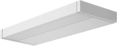 LEDVANCE Luminaire encastré pour étagère à LED, 6W, 500 lumen, 3000K, 400mm, IP44, Luminaire mural linéaire à LED, installation rapide et facile
