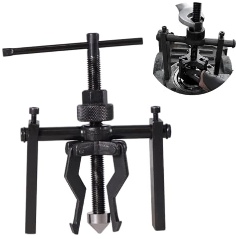 YIUIY 3 Jaw Puller Adjustable Bearing Puller Carbon Steel Gear Puller for Removing Spigot Bearings- Fully Adjustable