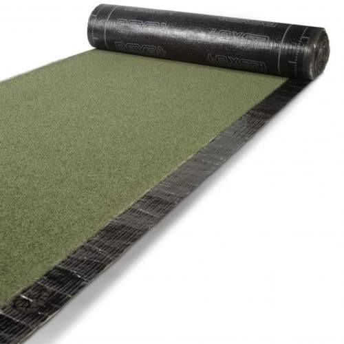 DSTOCK60 - 5 m Rolle grüner Bitumenfilz – Breite 1 m – deckt 5 m² ab – Meterware – Abdichtung für Dach, Hundehütte, Hütten...