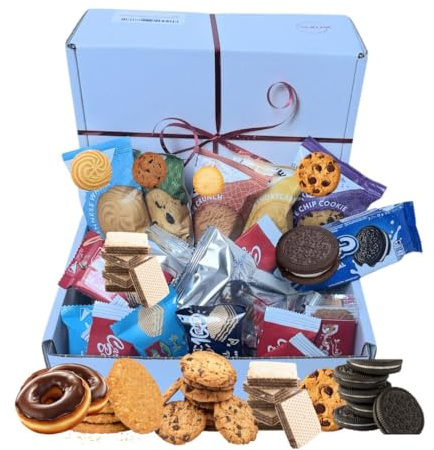 AST Gifts Classic Biscuits Gift Set Hamper Bundle | Buttery Cookies, Wafers & Treats – Afternoon Food Box for Every Celebration or Special Moment
