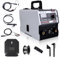 160A Saldatrice a Filo Continuo 2 in 1 Saldatrice MIG No Gas Digitale Portatile DC 230V IGBT Inverter, Saldatrice Portatile con Universale MMA MIG