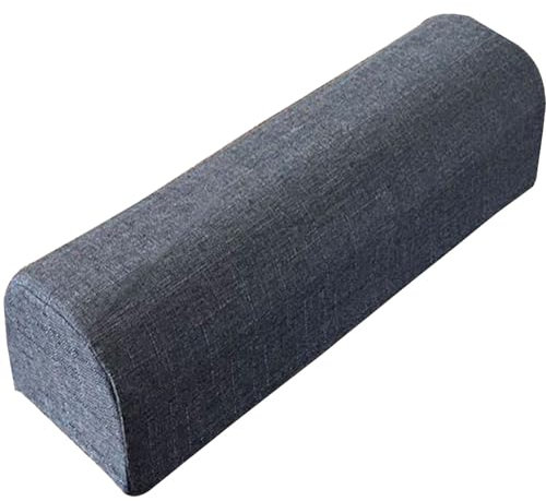 Memory Foam Kopfkissen, Vielseitige Halbmond-Kissenrolle Nackenstützkissen Seitenschläferkissen für Rücken & Bauchschläfer, Halbmond Nackenrollenkissen, Nackenkissen mit Bezug(#8,50x15x12cm/20x6x4.7in