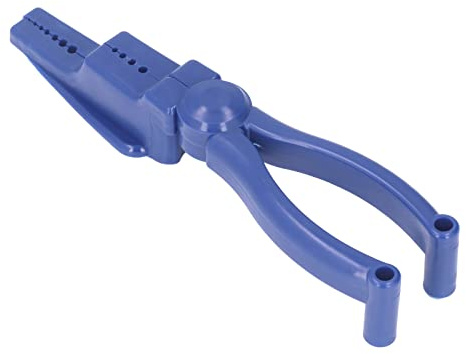 Sicherheits-Nagelzange, ABS-Handwerkzeug mit Rillendesign für 0,5-mm bis 5-mm Nägel, Portable und Robust, Blau, Ideal für Handwerker und Urlaub