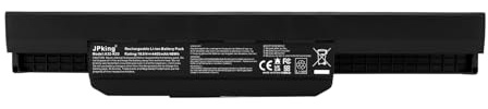 JPking A32-K53 A41-K53 A42-K53 Batterie pour ASUS X53S K53 K53E K53S K53SD K53SJ K53SV K53T K53U K53Z X53 X53E X53SV X53U X44H X54 X54C X54H A43S A53 A53E A53S A54 X53SC X53SD K54 10.8v