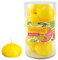 Benza Bougies flottantes jaune citronnelle Ø 45 x 30 mm – 20 pièces