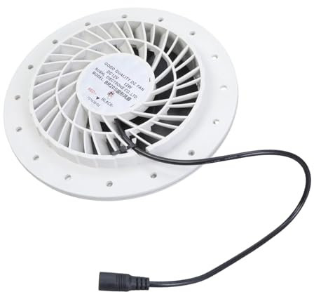 RGYBAO Ventilador de escape silencioso de ventilación en línea de 12 V para calefacción y refrigeración en hogares, jardín, baño, extractor de ventilación