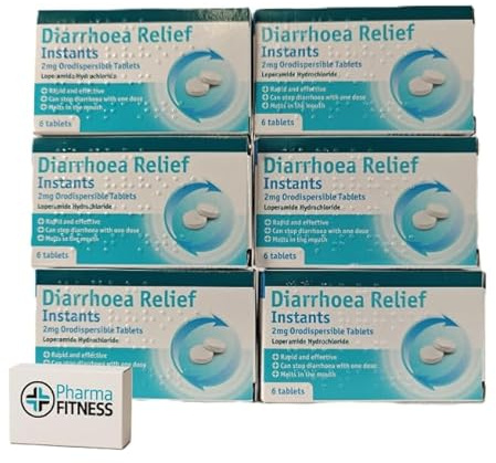 Diarrhoea Relief Instants 2mg Orodispersible Tablets Loperamide Hydrochloride 36 Tablets