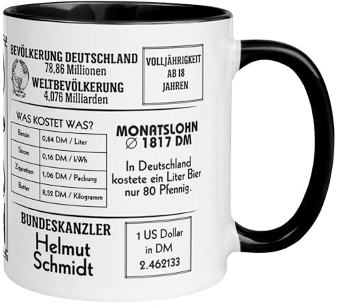 51 Geburtstag Mann Frau 51 Jahre Geschenk Tasse | Geburtstagszeitung 1975 – Jahrgangs-Tasse zum 51. Geburtstag | Lustige Geschenkidee & witzige Geburtstagsdeko für Männer und Frauen