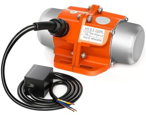 Vibratore per calcestruzzo, vibratore per calcestruzzo da 30 W, motore vibrante impermeabile da 110 V, 3600 /min, per tavolo agitatore
