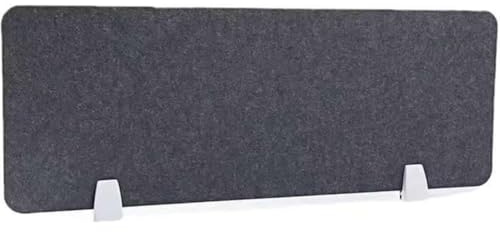WEHAM Panel Divisor de Escritorio Independiente acústico, Pantalla de privacidad de Fieltro para Oficina y Aula, partición Que Reduce el Ruido,Negro,30 * 60cm