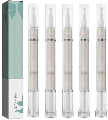 Lápiz para el cuidado de uñas, uñas de uñas, aceite de árbol de té natural y aloe vera con infundición, aceite de cultivo de uñas, cuidado cosmético, uñas de los pies, 20 ml (5 unidades)