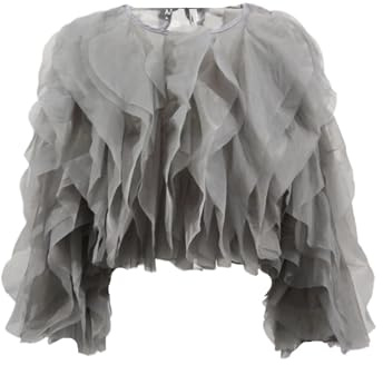 volangblus för kvinnor vintage lapptäcke volanger skjorta för kvinnor O-hals lykta långärmad solid elegant blus dam att jämföra