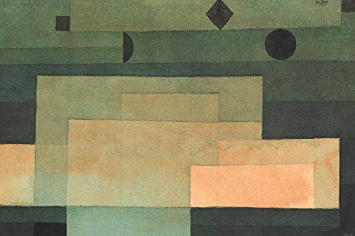 1art1 Paul Klee Gestirne Über Dem Tempel, 1922 Selbstklebende Fototapete Poster-Tapete 180x120 cm