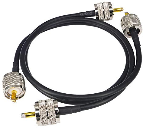 YILIANDUO Cavo UHF PL259 Maschio-Maschio RG58 50cm per Antenna CB