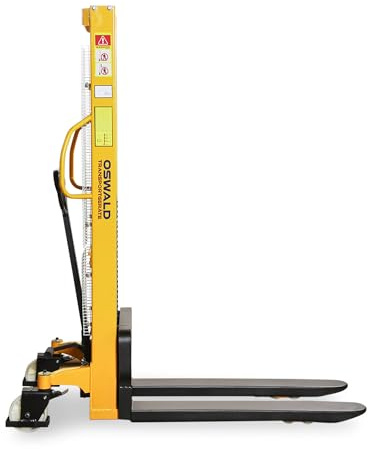 Hochhubwagen Oswald HH1016-1.000 kg Tragkraft - 1.600 mm Hubhöhe - manueller Stapler, Handstapler