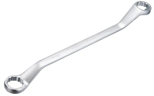 QUARKZMAN Offset Doppio Scatola Estremità Chiave 30mm x 32mm Metrico 12 Punto Alto Tenore Carbonio Acciaio Cromato Placcato Scatola Chiavi Inglesi