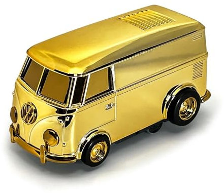 Record Runner Portable Record Player In Gold with Bluetooth