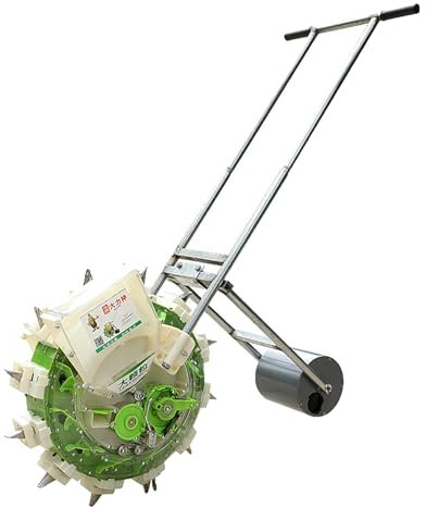 Precision Garden Seeder | Push Vegetable Seeder Portable Hand Push Gardening Seeder for Corn Beans Cotton Peanut | 7 Mouth Seeder Tools