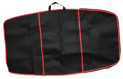 QIUYMGFG Surfboard Tasche Cover Surfboard Deck Bag Surf-Bodyboard-Tasche, Bodyboard-Abdeckung mit Reißverschluss-Fronttasche(Red)