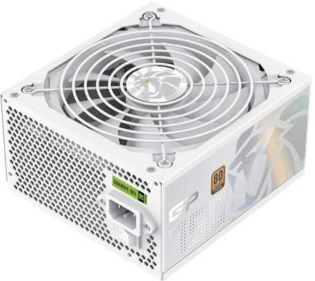 GAMEMAX GP 750B WH PC Netzteil 750W, Nicht-modular, 80 Plus Bronze, DC-to-DC, 140mm HDB Lüfter, Flache Schwarze Kabel, 9 Schutzfunktionen, 5 Jahre Garantie