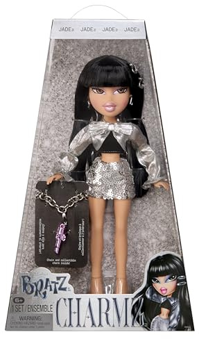 Bratz Charmz Jade Fashion Doll with Collectible Charm Bracelet