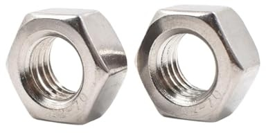DeVow Sechskantmutter mit Linksgewinde, Feingewinde, Edelstahl A2 SUS304, Gegengewinde M3~M20(M12x1.5 (5pcs))